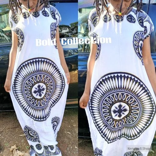 Elegant Sparkle White Maxi Dera Dress(Size8/10/12