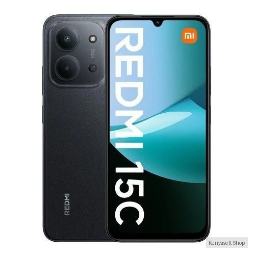 XIAOMI Redmi 15C, 4G, 6.9", 8GB RAM + 256GB, 6000mAh, Black (2YRs WRTY)
