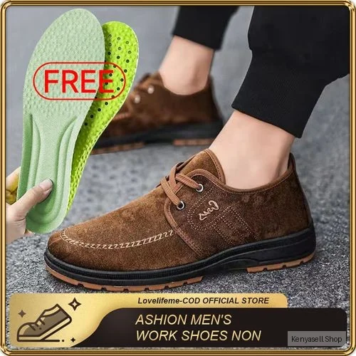 ASHION Men's Work Shoes Non-slip Casual Shoes - Ultimate Comfort And Durability