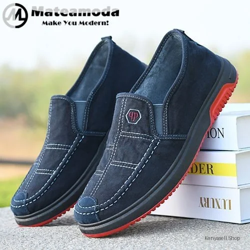 Mateamoda Men Shoes Loafers Casual Shoes Slip-On Shoes Business Shoes