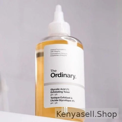 The Ordinary Glycolic Acid 7% Exfoliating Toner  Exfoliation • Smooth Texture • Even Tone • Radiance