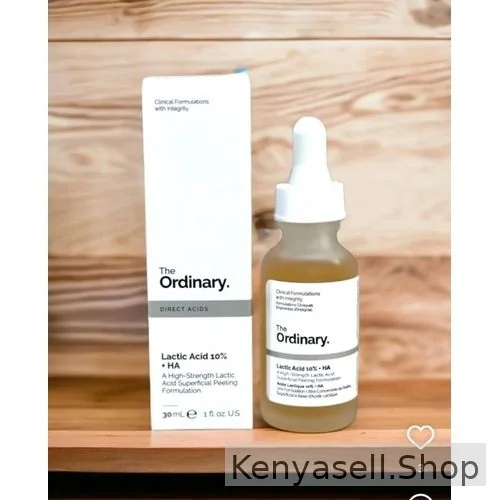 The Ordinary Lactic acid 10% +HA(reduces wrinkles,fine lines,boosts hydration)