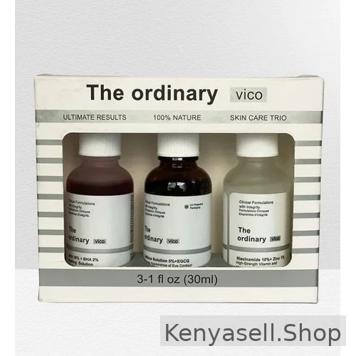 The Ordinary Vico Skin Care Set Niacinamide, Caffeine& Peeling