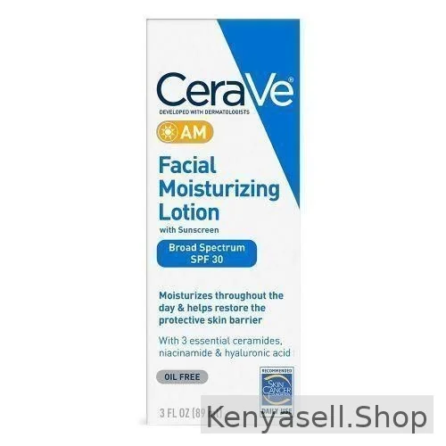 CeraVe Face Moisturizer Sunscreen Lotion SPF30 -Niacinamide Hyaluronic