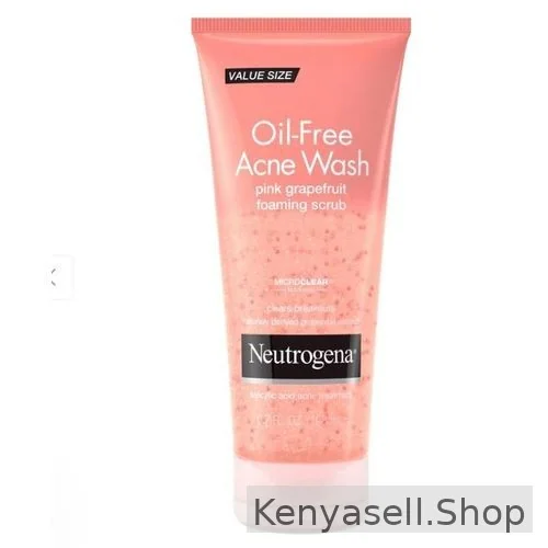 Neutrogena Oil-Free Acne Wash Pink Grapefruit Facial Scrub 6.7 fl. oz