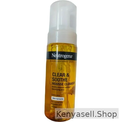 Beauty Clear & Soothe Mousse Cleanser Oil Free With Tumeric By Neutrogèna