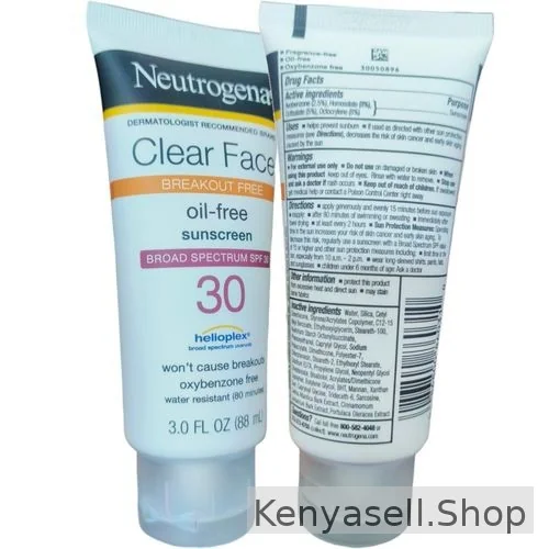 Beauty Clear Face Oil-Free Sunscreen SPF 30 by Neutrògena