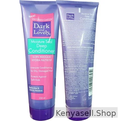 SoftSheen Carson DARK & LOVELY Moisture Seal Deep Conditioner Intensive Conditioning For Dry Damaged Hair Anti Split Ends Problematic Hair