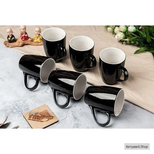 Sundabest Black Tea Cups Set Of 6 (9541)