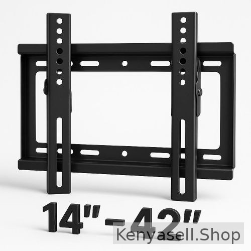 14"-42" TV Flat Panel Wall Bracket Holder Black