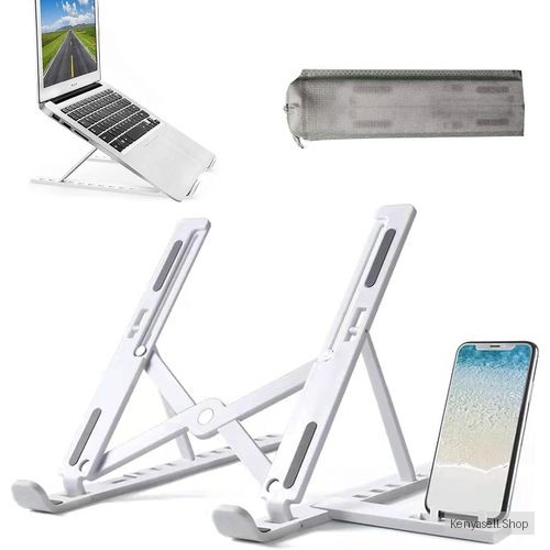 EAGEAT 10 Speed Adjustable Laptop Stand+phone Stand
