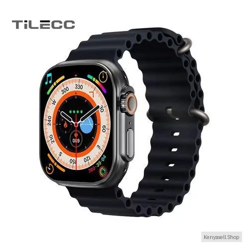 TiLECC T800 Smart Watch Ultra 8 Door Access  Smartwatch -black