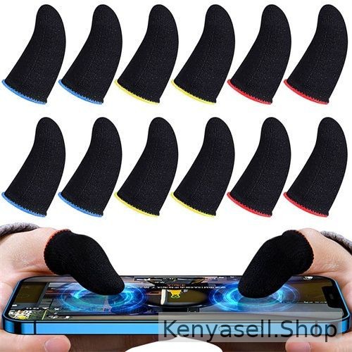 12Pcs Gaming Finger Sleeves Game Gloves Thumb Finger Cots