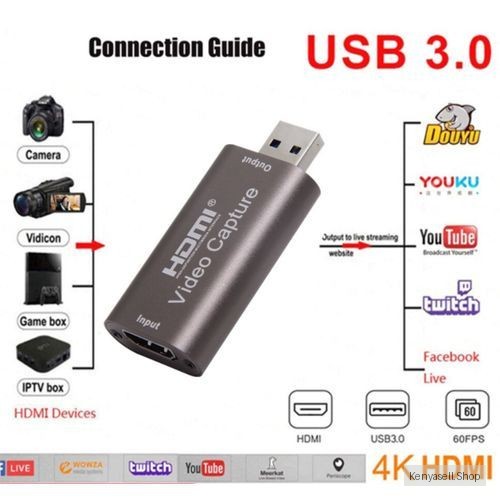 Mini Hd 4K 60Hz Hdmi Usb 3.0 Video Capture Card