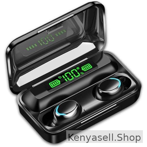 Wireless Fingerprint Touch Bluetooth 5.0 Earphone With Mic