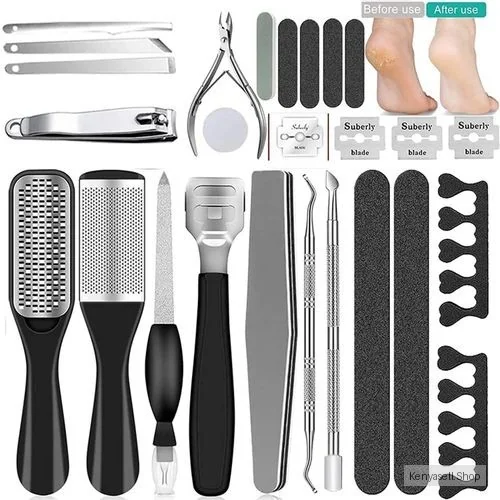 Foot Care Tool Pedicure Manicure Kit Set Stainless Steel Peeling Exfoliating Callus Dead Skin