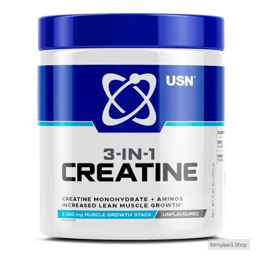 USN 3-IN-1 CREATINE MONOHYDRATE & AMINOS UNFLAVORED