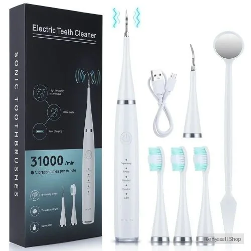 Electric Toothbrush With 3 Brush Head For Remove Tartar Whitening Teeth Oral Care USB Charging