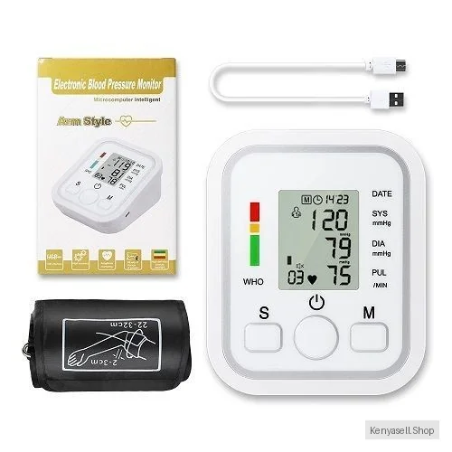 Ace Elec Arm Blood Pressure Monitor Meter-LCD Digital Display