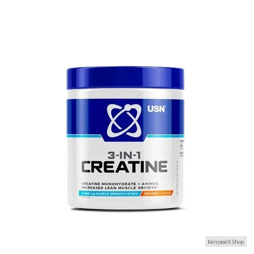 USN 3-IN-1 CREATINE MONOHYDRATE & AMINOS Orange