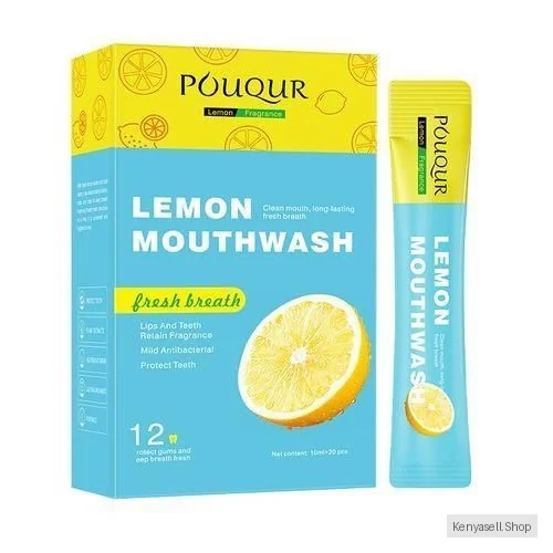 POUQUR Lemon Mouthwash For Oral Hygiene