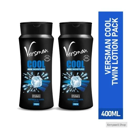 VERSMAN Twin Cool 400ml Lotion (Pack of 2)