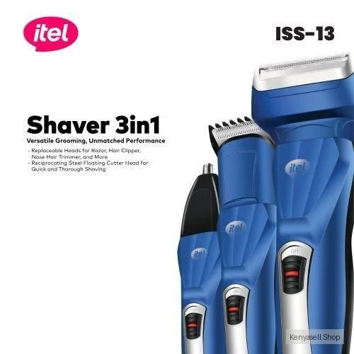 Itel 3 In 1 Rechargeable Electric Trimmer (ISS-13)