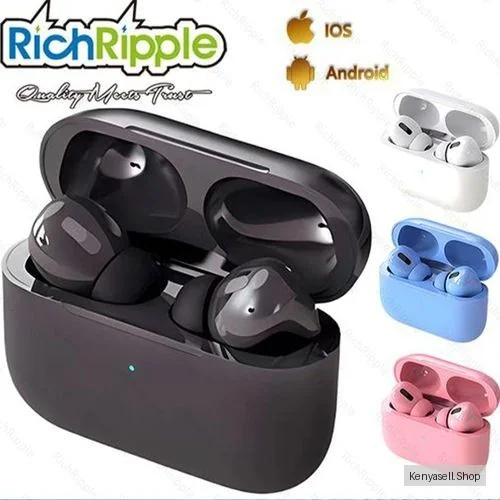 RichRipple Pro3 Bluetooth Headsets Wireless Pods Pro Earpods Earphones