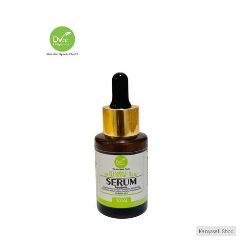 Dvee Organics Vitamin C Serum With Hyaluronic Acid - Brightening Serum With Anti Aging Benefits