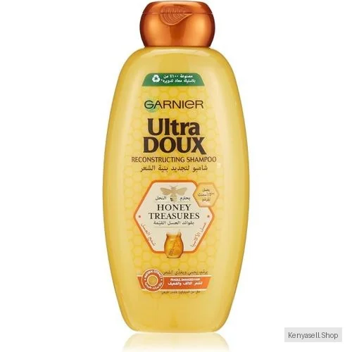 Garnier Ultra Doux Honey Treasures Shampoo With Acacia Honey & Beeswax For Damaged Breaking Hair - 400ml