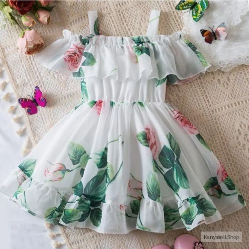 Toddler Kids Party Dresses Summer Girls' Sleeveless Dress