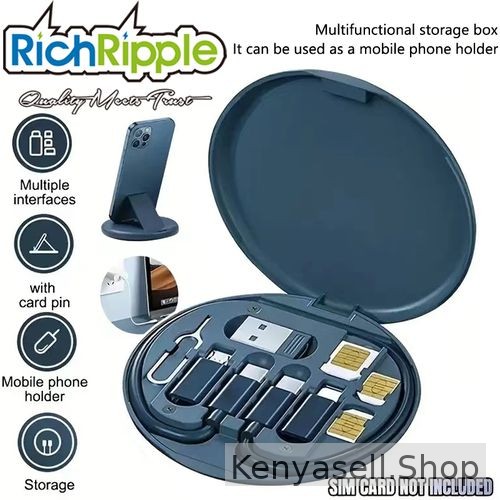 RichRipple 60W 5In1 Multi-Functional Fast Charging  Cable Box