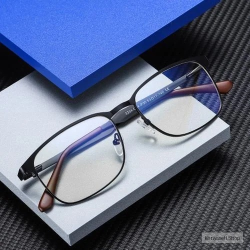 Blue Light Blocking Computer Glasses Metal Eyewear Frames