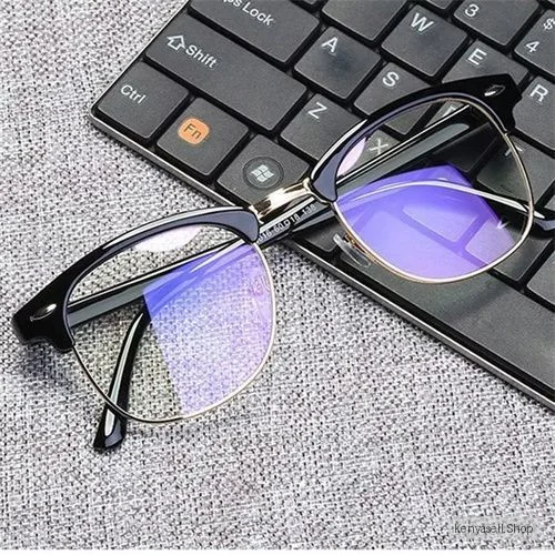 Anti Radiation And Anti Blue Light Retro Art Computer Flat Glasses