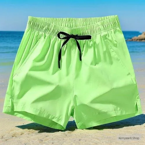 Berrykey Mens Elastic Side Pocket Cargo Shorts Nicker Sweat  Pants