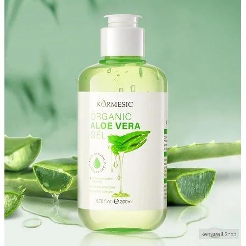 KORMESIC Organic Aloe Vera Gel Moisturizing Improve Acne Scars Soothes Sunburn