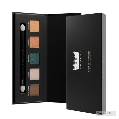 BELLAZURI 5-Color Eyeshadow Palette – Highly Pigmented, Blendable, Long-Lasting for African Skin Tones
