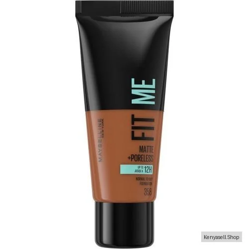 Maybelline Fit Me Matte And Poreless Foundation For Normal To Oily Skin, Full Coverage Blendable Upto 12H - 358 LATTE, 30ml