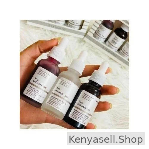 The Ordinary Skincare 3 In 1 Trio Skin Care Set- AHA Peeling, Niacinamide & Caffeine