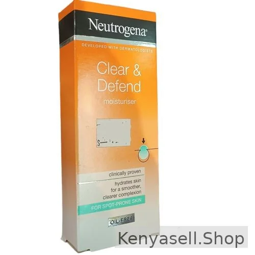 Beauty Clear & Defend MOISTURIZER Hydrates Smoother Clearer Complexion SPOT PRONE SKIN OIL FREE By Neutrogèna