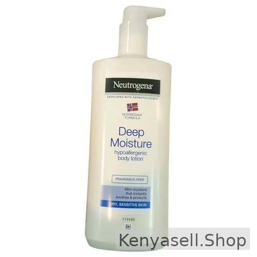 Beauty DEEP MOISTURE HYPOALLERGENIC BODY LOTION Fragrance-Free 48H Moisture DRY SENSITIVE SKIN By Neutrogèna