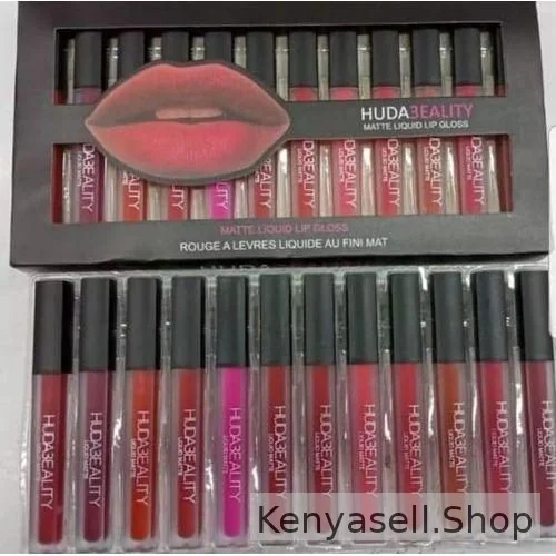 Huda Beauty Matte Liquid Lip Gloss 3pcs