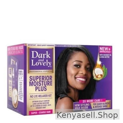 Dark & Lovely Superior Moisture Plus No Lye Relaxer Kit