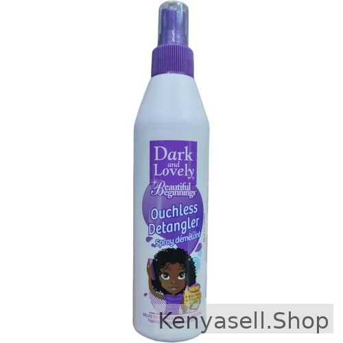 Dark And Lovely Beautiful Beginnings Ouchless Detangler Spray Demelant Helps To Reduce Knots & Tugging jm