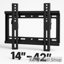 14"-42" TV Flat Panel Wall Bracket Holder Black