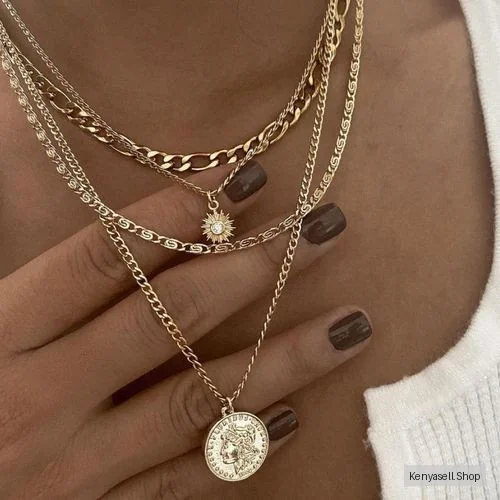 Multilayer Women's Necklace Women's Jewelry Gold Necklace