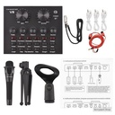 Professional Microphone Kits V8 Sound Card
