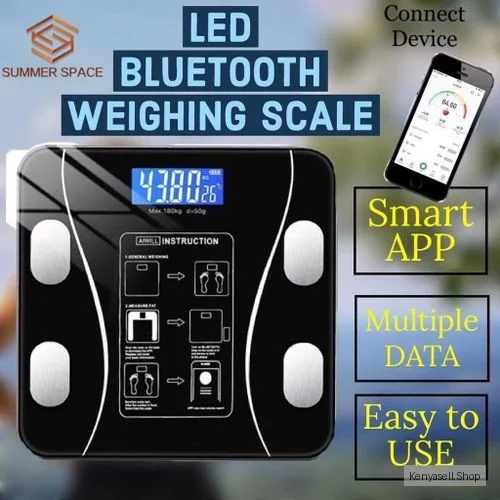 Intelligent Digital Bathroom Weigh Scale Body Fat Scale