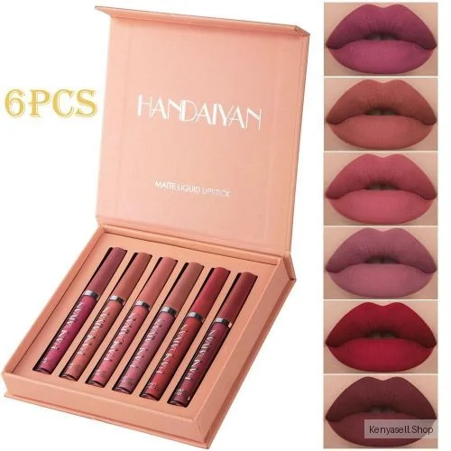 General 6 In 1 Liquid Lipstick Waterproof Matte LipGloss Make Up