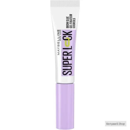 Maybelline Super Lock Brow Glue Clear Eyebrow Gel, Lightweight Gel for upto 24H Hold